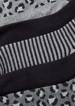 5 Pack Animal Print Socks