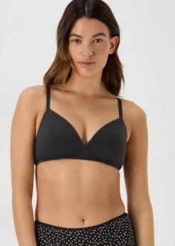 2 Pack Black And White Padded Bras