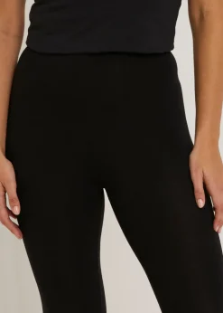 2 Pack Black Ankle Length Leggings