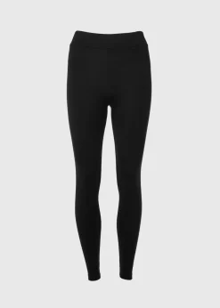 2 Pack Black Cotton Leggings