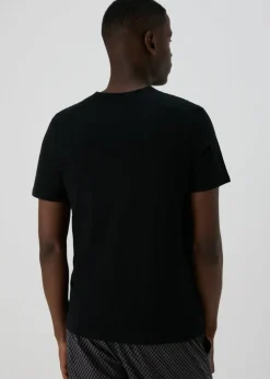 2 Pack Black Essential Crew Neck T-Shirts