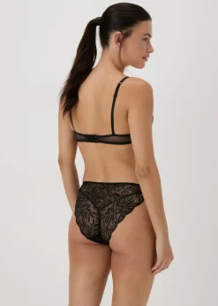 3 Pack Black High Leg Knickers