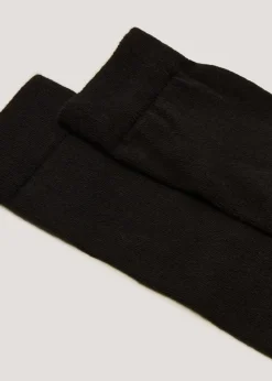 2 Pack Black Knee Socks