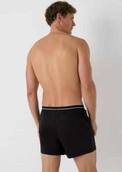 5 Pack Black Loose Fit Boxers