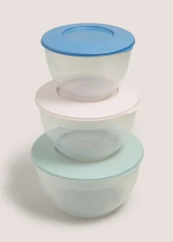 4 Pack Blue Snack Pots