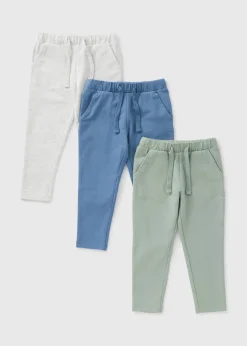 3 Pack Boys Multicolour Leggings (1-7yrs)