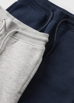 2 Pack Boys Navy & Grey Jogging Bottoms (1-7yrs)