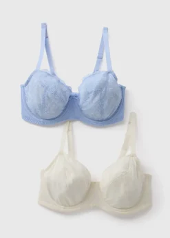 2 Pack DD+ Blue Full Bras