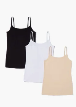 3 Pack Essential Cami Tops