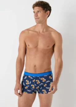 2 Pack Grey Christmas Beer Boxers