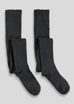 5 Pack Grey Soft Tights (2-13yrs)