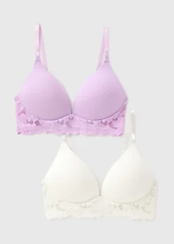 2 Pack Lilac Plunge Bralette