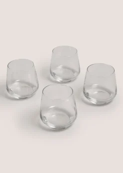 4 Pack Luna Long Glass Tumblers