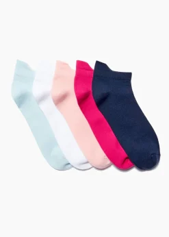 5 Pack Microfibre Trainer Socks
