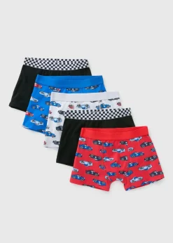 5 Pack Multicolour Cars Trunks (1-13yrs)