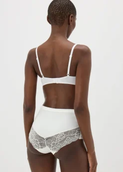 3 Pack Multicolour Lace Detail Full Knickers