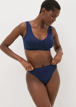 3 Pack Multicolour Seamless High Leg Knickers