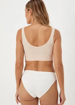 2 Pack Navy & Nude Seamless Bralettes