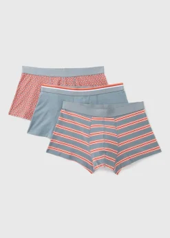3 Pack Orange Stripe Hipsters