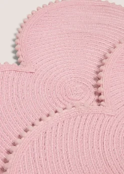 2 Pack Pink Heart Shaped Placemats