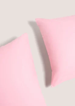 2 Pack Pink Housewife Pillowcases