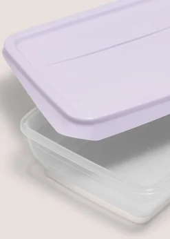 4 Pack Purple Food Containers