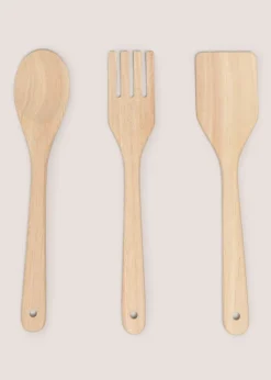3 Pack Wooden Utensil Set
