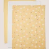 3 Pack Yellow Bee Daisy Tea Towels