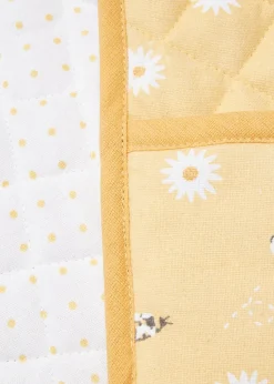 3 Pack Yellow Bee Daisy Tea Towels
