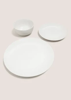 12 Piece White Dinner Set