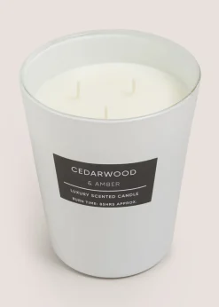 Amber & Cedarwood Elegance Large Candle