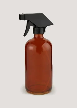 Amber Glass Spray Bottle (21cm x 7cm)