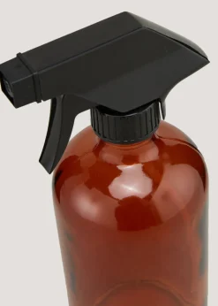 Amber Glass Spray Bottle (21cm x 7cm)
