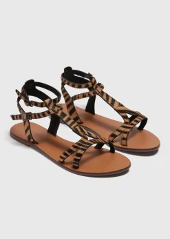 Animal Print Sandals