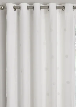 Appletree Boutique Zara White Eyelet Curtains
