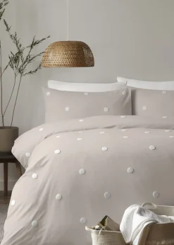 Appletree Dot Garden Beige Duvet Cover Set