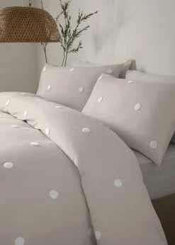 Appletree Dot Garden Beige Duvet Cover Set