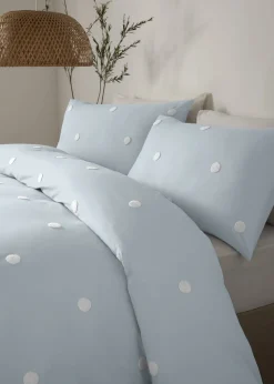 Appletree Dot Garden Blue Duvet Cover Set