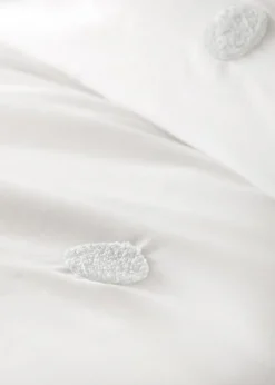 Appletree Dot Garden White Duvet Cover Set