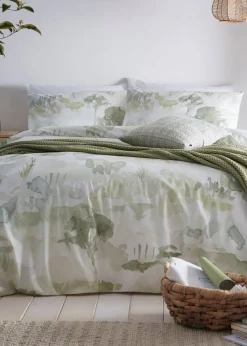 Appletree Loft Edale Green Duvet Cover Set