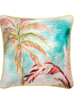 Appletree Style Leilani Velvet Green Filled Cushion