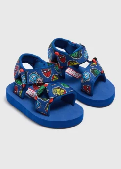 Avengers Boys Navy Trekker Sandals (Younger 4-12)