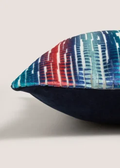 Aztec Printed Cut Velvet