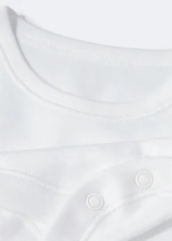 Baby 5 Pack White Sleeveless Bodysuits (Newborn-23mths)