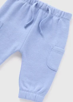 Baby Blue Cargo Jogging Bottoms (Newborn-23mths)
