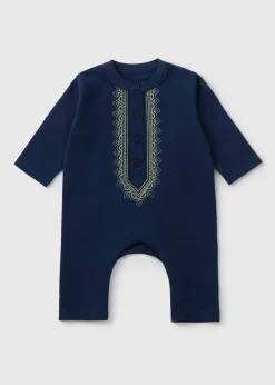Baby Navy Eid Romper (Newborn-23mths)