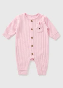 Baby Pink Bunny Romper (Newborn-23mths)