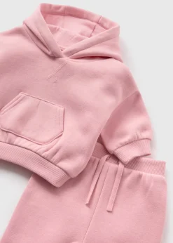 Baby Pink Sweatshirt & Jogging Bottoms Set (Newborn-23mths)