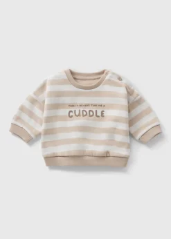 Baby Stone Stripe Cuddle Sweatshirt (Newborn-23mths)