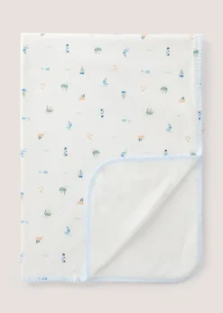 Baby White Boat Blanket